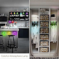 Miniatyrbilde 5 av 5: Oppladbare LED Puck Lys 6 Pakning, Underskap Belysning Med Fjernkontroll Dimbar RGB 16 Farger Timer