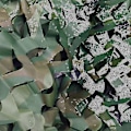 Miniatyrbillede 2 af 4: Stor Rulle Camouflage Net til Jagt Militær Dekoration Solskærm