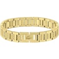 Miniatyrbillede 1 af 4: Collection Link armbånd i rustfrit stål udsmykket med petit piqué-mønster - Fås til ham og hende gold