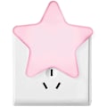 Miniatyrbild 1 av 5: Plug-in Blå Stjärna Nattlampa, Gryningsensor, Diffust Ljus För Sovrum Rosa