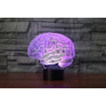 Miniatyrbild 4 av 5: Hjärna 3D Illusion Nattlampa Akryllampa 3D Konst Hjärnmodell LED-lampa Färgväxlande Sovrumsnattlampa Presenter