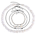 Miniatyrbillede 1 af 4: Shell Pearl Choker Halskæde til Kvinder Hawaiiansk Seashell Perle Choker