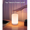 Miniatyrbillede 2 af 5: Wabjtam Smart Lampe, LED Sengelamper med Touch, RGB Farveskift Dæmpbar & Varmt Hvidt Natlys til Soveværelse, USB Drevet