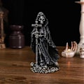 Miniatyrbillede 2 af 5: Skeletfigur Ond Grim Reaper til Halloween Hjemmekontor Indretning Harpiks Statue Skulptur Ornament