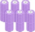 Disposable Toilet Brush Set - 72 Pack (Purple) | Includes 72 Disposable Brushes with Deep Cleaning Sponges | Ideal for Bathroom Use