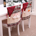 Miniatyrbild 2 av 5: Julstolsöverdrag, 2-pack Tomte Stolsöverdrag Julstolsöverdrag Julstolsöverdrag för Juldekoration Middag