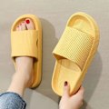 Miniatyrbild 1 av 6: Dam Herr Sommartofflor Sandaler Bekväma Mjuka Tofflor Halkfria Pool Strand Dusch Inomhus Utomhus Hemmaskor Yellow 38-39