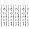 Spiralformad reflekterande fågelskrämma 10-pack Silver 30 cm Silver 30 cm