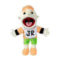 Miniatyrbilde 1 av 2: Jeffy Hatt Hånddokke Jeffy Plysj Dokke Cosplay Leke Spill Myk Fylt Dokke Barn Julegaver -NMAOV F