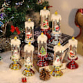 Miniatyrbilde 2 av 4: Julemann Flammefritt Lys, LED Batteridrevet Elektronisk Vanntett Lys, Blinkende Juledekorasjonsgave - jjS Yellow - C