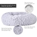 Miniatyrbillede 5 af 10: Queta Katteseng, Smuk Dyreseng, Lille Hundebed Kæledyrseng Blød Rund Kattesoveseng (50cm) tie dye purple Diameter 50 cm