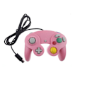 Pikkukuva 2 / 6: Gamecube-peliohjain, 2 kpl klassisia peliohjaimia värinätoiminnolla ja joystickillä Pink