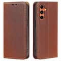 Wallet Case for Samsung Galaxy A17 5G - Magnetic Leather Flip Case, Protective Phone Cover, Durable Brown
