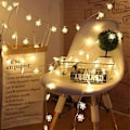 Miniatyrbillede 5 af 5: Snöflinga LED Lys Kæde Guirlande Glædelig Juledekoration Til Hjemmet Julemandsgaver Navidad 2023 Godt Nytår 2024