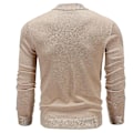 Miniatyrbilde 3 av 5: Ny Vinter Herre Mock Neck Genser Mote Ensfarget Varm Strikket Pullover Herre Casual Elastiske Gensere Mann Høst Strikkeplagg Red XL