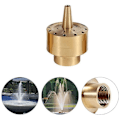 Miniatyrbillede 4 af 5: Fontænedyser, Messing Søjle Multi Retnings Jet Dam Fontæne Vand Spray Sprinklerhoved Gar