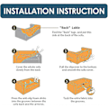 Miniatyrbilde 3 av 4: Elastisk Sofatrekk Trykte Sofatrekk Lenestoltrekk for Puter Sofaer Universal Elastisk Møbelbeskytter med 2 Putetrekk, Anti-Katt S