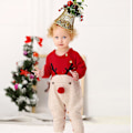 Miniatyrbillede 5 af 5: Balabela Baby Juletrøje Småbørns Outfit Langærmet Tøj, til Julegave