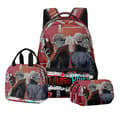 Jujutsu Kaisen Anime Backpack 3-piece set for students with lunch bag and double-layer pencil case, multiple styles b115 b115 3PC