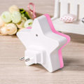 Miniatyrbild 5 av 5: Plug-in Blå Stjärna Nattlampa, Gryningsensor, Diffust Ljus För Sovrum Rosa