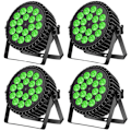 Miniatyrbillede 1 af 2: 200W RGBW LED Par Lys, Stemme Kontrol, DMX Scene Effekt,Sort Black black