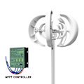 Miniatyrbillede 2 af 2: Vertikale vindmøller, 3000W effektudgang, dagligt 6kwh solcellesystem, 12V, Med gratis controller, 3000W With Free controller 12V