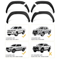 Miniatyrbillede 2 af 2: Fenderforøgere, mat sort finish, hjulbuebeskyttelse, fender flares fender flares fender flares
