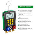 Miniatyrbillede 4 af 5: Kølemiddel Manifold Gauge, Digital Meter, HVAC Tester