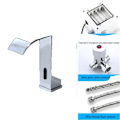 Miniatyrbild 1 av 2: Smart Sensor Basin Kran, Automatisk Sensor, Vattenfall Design, Chrome Short A Chrome Short A Chrome Short A