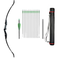 Pikkukuva 1 / 2: Jousi ja nuolipaketti, oikea- ja vasenkätisille, ammunta- ja metsästyspelit, 30 kilon jousi 12 arrows Q 30lbs bow 12arrows Q 30lbs bow 12arrows Q
