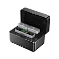 Miniatyrbillede 1 af 2: Trådløst Dual-Channel Mikrofonsystem, 100m Rækkevidde, 20-Timers Batterilevetid,U-Mik U-Mic U-Mic