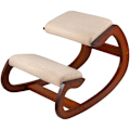 Miniatyrbillede 2 af 5: Ergonomisk Knælende Stol - 220 lbs (100 kg) Bæreevne, 5 cm Tyk Pude, 3 Krydsbøjler for Stabilitet Hickory frame