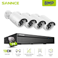 Miniatyrbillede 2 af 2: 8MP CCTV Overvågningssystem, PoE, Smart Detektion, To-Vejs Lyd,4 stykker 2TB 4PCS 2TB 4PCS 2TB