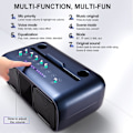 Miniatyrbillede 4 af 5: Bluetooth Karaoke maskine, Touchscreen LED lys, Professionelt lydsystem