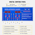 Miniatyrbillede 6 af 6: 40KHz Ultralydsrenser - Digitalt Kontrolpanel, SUS304 Materiale, Lave Priser 6L