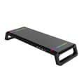 Skärmställ, Ergonomisk Design, USB 3.0-portar, svart