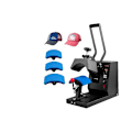 Miniatyrbild 1 av 5: Hatt Värme Pressmaskin, 4-i-1 Funktionalitet, LCD Digital Timer
