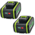Miniatyrbillede 2 af 2: WORX 20V Batteri, 60Ah Kapacitet, Genopladelig Teknologi, 2 stk 2 PCS 2 pcs