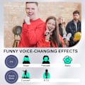 Miniatyrbillede 2 af 5: Bluetooth Karaoke maskine, Touchscreen LED lys, Professionelt lydsystem