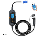 Miniatyrbillede 1 af 2: Bærbar EV-lader, 32A 7KW, Wi-Fi Smart Control,7KW APP NO Adapter7KW APP INGEN Adapter 7KW APP NO Adapter 7KW APP NO Adapter