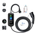 Miniatyrbillede 1 af 2: 3,6KW Bærbar EV Oplader, 5M Længde, Smart App Kontrol, TYPE2 Stik,3,6KW T2 APP, TYPE2 3.6KW T2 APP 3.6KW T2 APP