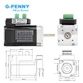 Miniatyrbillede 2 af 5: Integreret Servomotor, 100W Effekt, 3000 omdrejninger pr. minut hastighed