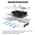 Pikkukuva 3 / 5: LED-kasvivalo, täyden spektrin, kaksinkertaiset kytkimet, 600W Led-kasvivalo 600W Led Grow Light