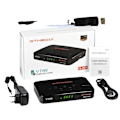 Miniatyrbillede 1 af 2: Satellitmodtager, understøttelse af DVB-T2 & DVB-S2, kompatibilitet med H265 PowerVu., V7 PRO med WIFI, EU-stik V7 PRO With WiFi V7 PRO with WIFI