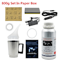 Pikkukuva 2 / 2: Auton ajovalojen korjaussarja, 800 ml nestettä, 6 hiekkapaperia, metallinen atomisointikuppi.,800g Paper Set800g Paper Set 800g Paper Set 800g Paper Set