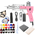 Miniatyrbillede 1 af 2: Tufting Gun, Elektriske DIY-værktøjer, Skåret Loop Bunke, EU-stik 220V sæt EU PLUG 220V set EU PLUG 220V set