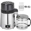 Miniatyrbillede 3 af 11: 4L Vanddestillator Renere - Dobbelt Temp Visning, Overophedning Beskyttelse, BPA-Fri Plastik Silver