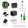 Miniatyrbild 2 av 2: 16-linjers laseravståndsmätare, hög precision, komplett kit med tillbehör,4D Batteri X2 SET 11 4D Battery X2 SET 11 4D Battery X2 SET 11
