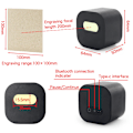 Pikkukuva 5 / 5: Mini Laserkaiverruslaite, 1,6 W teho, Bluetooth-yhteys
