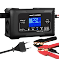 Miniatyrbillede 1 af 2: Fuldt Automatisk Bilbatteri Oplader, 12V/24V Output, Avanceret Reparationsfunktion,25A-EU Stik 25A-EU Plug 25A-EU Plug
